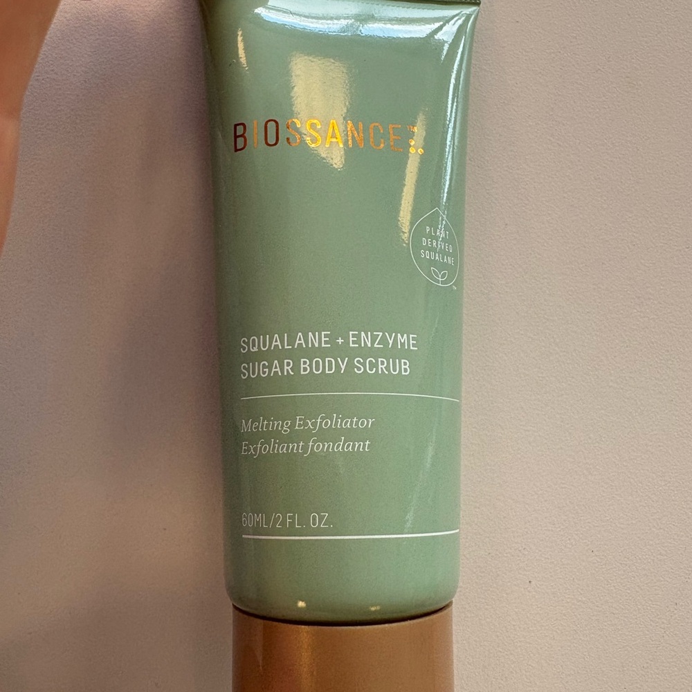 Biossance Skincare Copper plumping serum, lactic acid serum, and Body Scrub - Picture 5 of 6